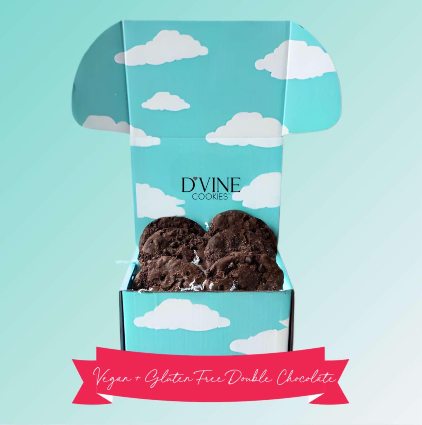 Vegan & Gluten Free Double Chocolate Cookie Box