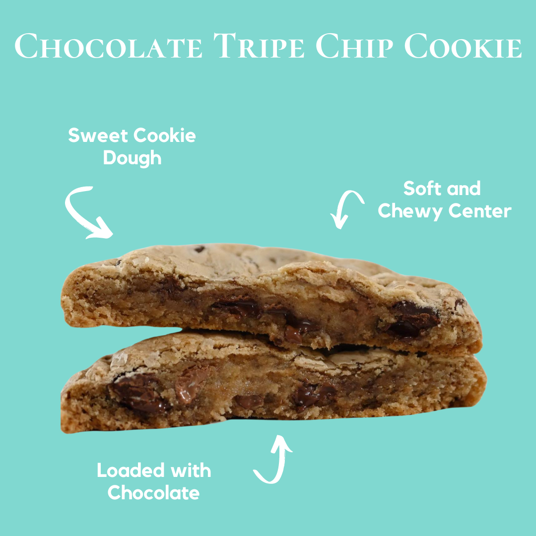 Chocolate Tripe Chip Cookie
