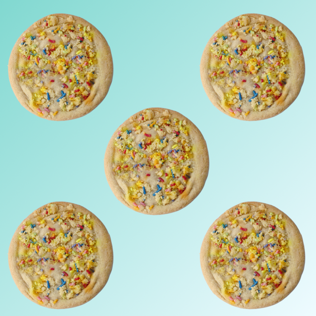 Stuffed birthday cookies