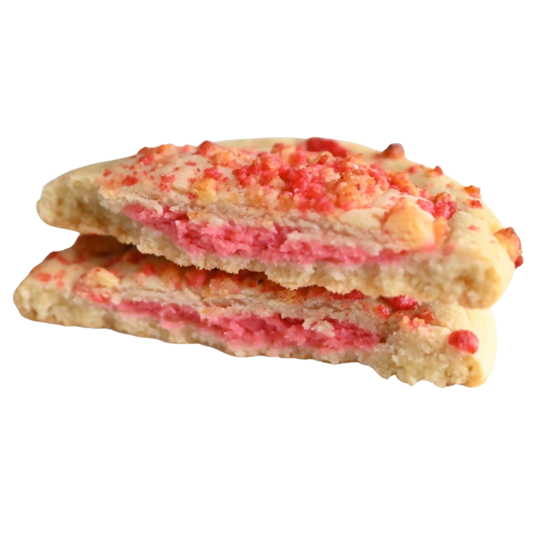 Stuffed Strawberry Shortcake Cookie