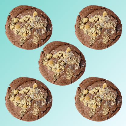 Stuffed Brookiedough cookies