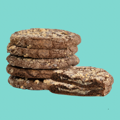 Stuffed Brookiedough cookies
